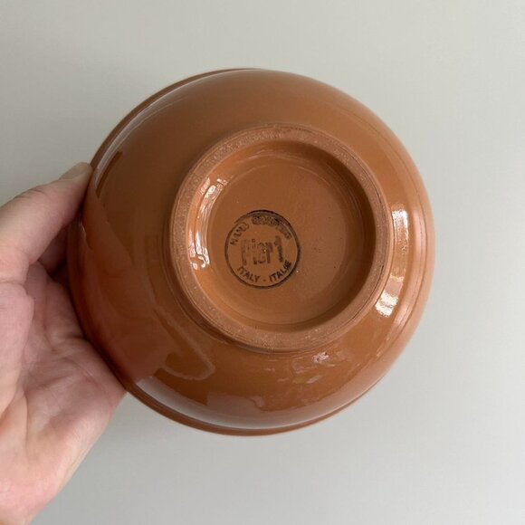 S/4 Vintage Terra Cotta Ceramic Bowls by Pier 1 Imports - Picture 5 of 8